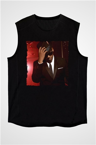 R.Kelly Siyah Unisex Kolsuz Tişört