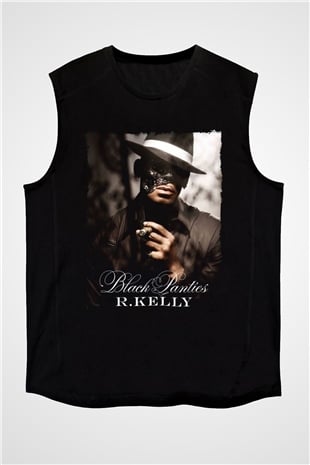 R.Kelly Siyah Unisex Kolsuz Tişört