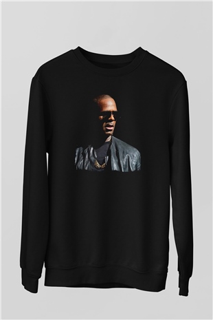 R.Kelly Siyah Unisex Sweatshirt