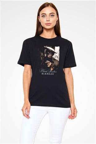 R.Kelly Siyah Unisex Tişört T-Shirt - TişörtFabrikası