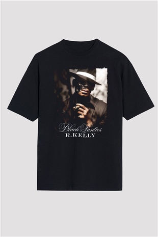 R.Kelly Siyah Oversize Tişört Oversize T-shirt - TişörtFabrikası