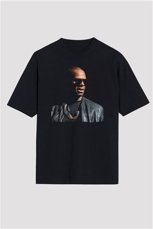 R.Kelly Siyah Oversize Tişört Oversize T-shirt - TişörtFabrikası