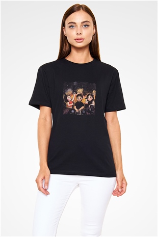 R3hab Baskılı Unisex Siyah Tişört