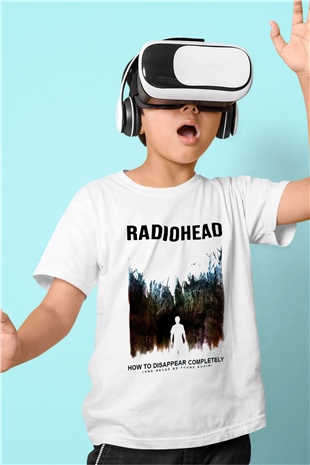 Radiohead Baskılı Beyaz Unisex Çocuk Tişört