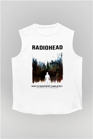 Radiohead Beyaz Unisex Kolsuz Tişört