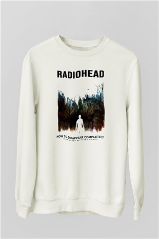 Radiohead Beyaz Unisex Sweatshirt