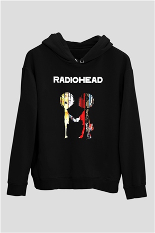 Radiohead Siyah Unisex Hoodie
