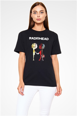 Radiohead Siyah Unisex Tişört T-Shirt - TişörtFabrikası
