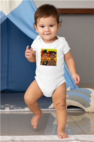 Rae Sremmurd Beyaz Bebek Body - Zıbın