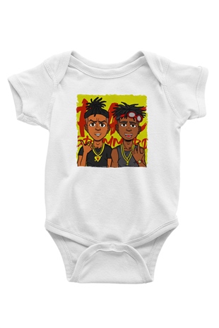Rae Sremmurd Beyaz Bebek Body - Zıbın