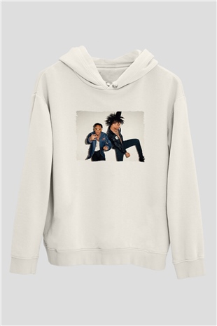 Rae Sremmurd Beyaz Unisex Kapüşonlu Sweatshirt