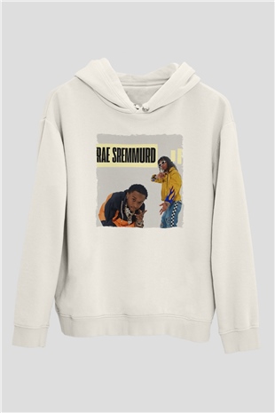 Rae Sremmurd Beyaz Unisex Kapüşonlu Sweatshirt