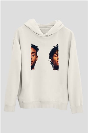 Rae Sremmurd Beyaz Unisex Kapüşonlu Sweatshirt