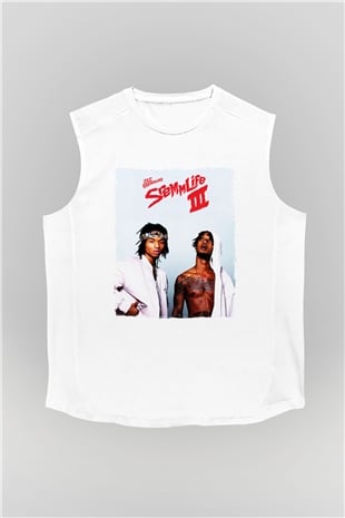 Rae Sremmurd Beyaz Unisex Kolsuz Tişört