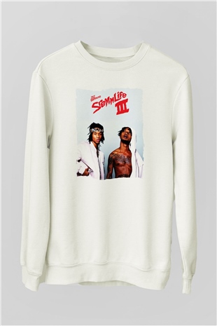 Rae Sremmurd Beyaz Unisex Sweatshirt