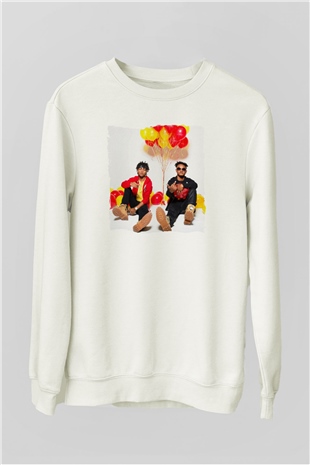 Rae Sremmurd Beyaz Unisex Sweatshirt