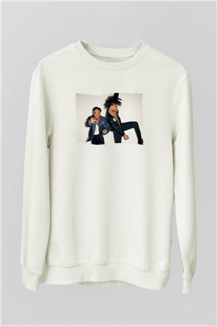 Rae Sremmurd Beyaz Unisex Sweatshirt