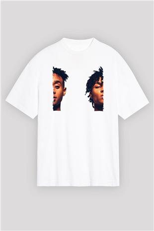 Rae Sremmurd Beyaz Oversize Tişört Oversize T-shirt - TişörtFabrikası