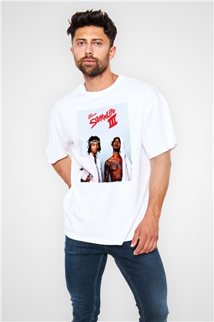 Rae Sremmurd Beyaz Unisex Tişört T-Shirt - TişörtFabrikası