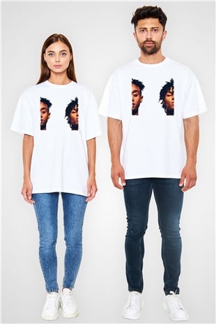 Rae Sremmurd Beyaz Oversize Tişört Oversize T-shirt - TişörtFabrikası