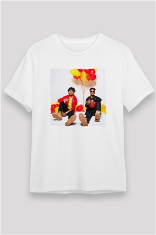 Rae Sremmurd Beyaz Unisex Tişört T-Shirt - TişörtFabrikası