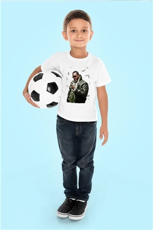 Raekwon Beyaz Unisex Çocuk Tişört