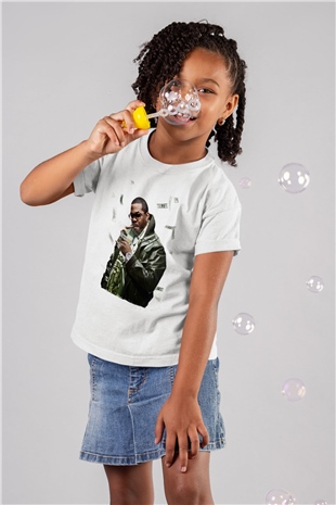 Raekwon Beyaz Unisex Çocuk Tişört