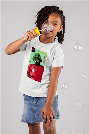 Raekwon Beyaz Unisex Çocuk Tişört