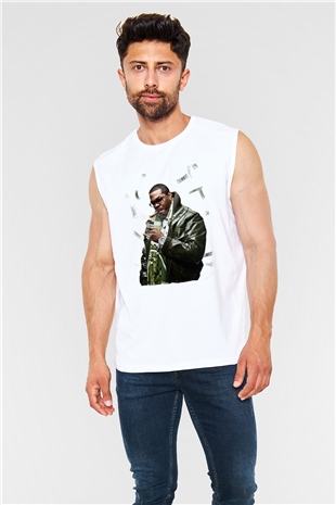 Raekwon Beyaz Unisex Kolsuz Tişört