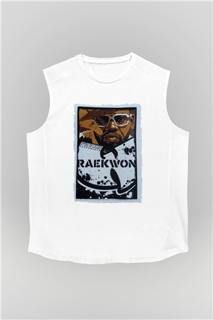Raekwon Beyaz Unisex Kolsuz Tişört