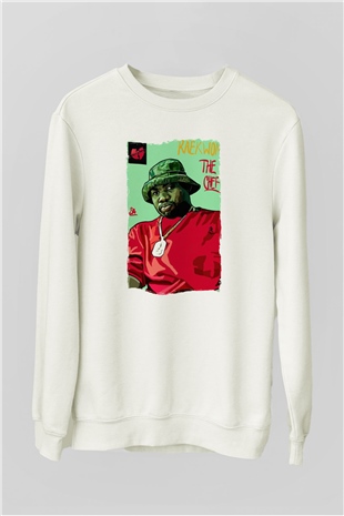 Raekwon Beyaz Unisex Sweatshirt