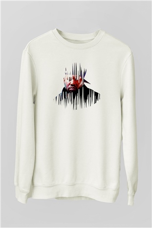 Raekwon Beyaz Unisex Sweatshirt