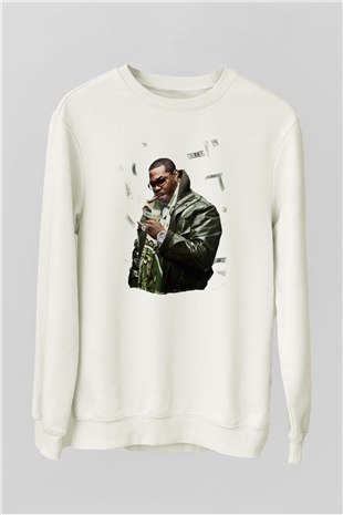 Raekwon Beyaz Unisex Sweatshirt