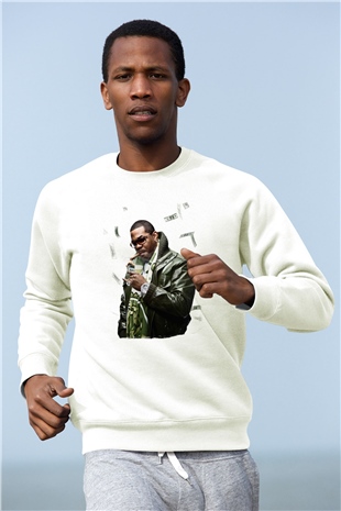 Raekwon Beyaz Unisex Sweatshirt