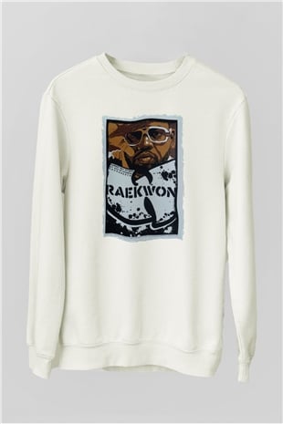 Raekwon Beyaz Unisex Sweatshirt