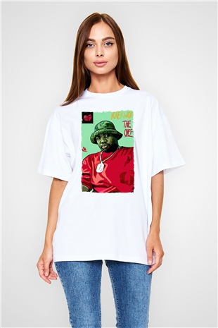 Raekwon Beyaz Unisex Tişört T-Shirt - TişörtFabrikası
