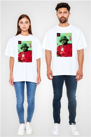 Raekwon Beyaz Unisex Tişört T-Shirt - TişörtFabrikası