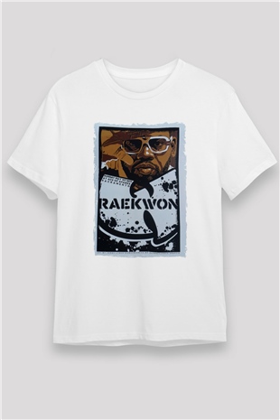 Raekwon Beyaz Unisex Tişört T-Shirt - TişörtFabrikası