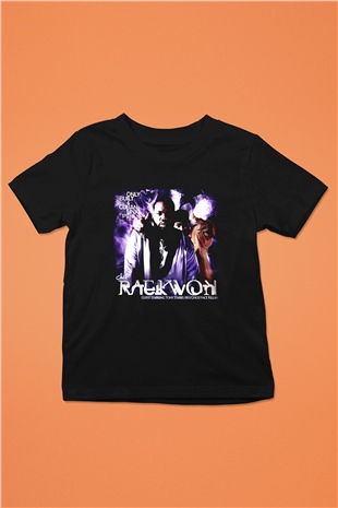Raekwon Siyah Unisex Çocuk Tişört