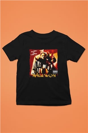 Raekwon Siyah Unisex Çocuk Tişört
