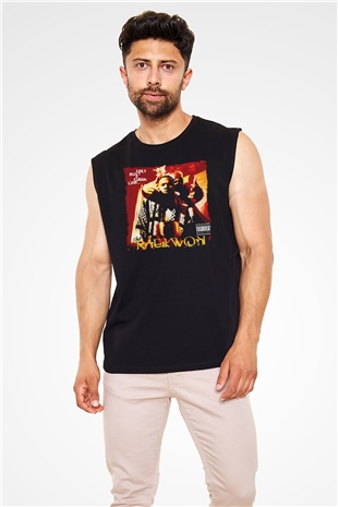 Raekwon Siyah Unisex Kolsuz Tişört