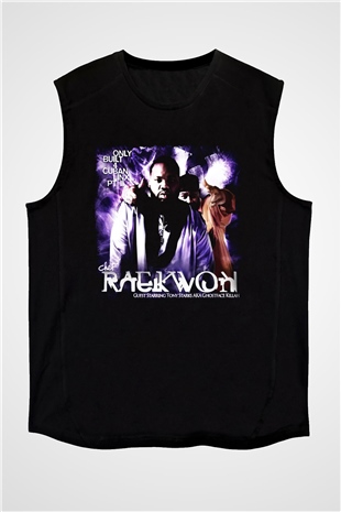 Raekwon Siyah Unisex Kolsuz Tişört