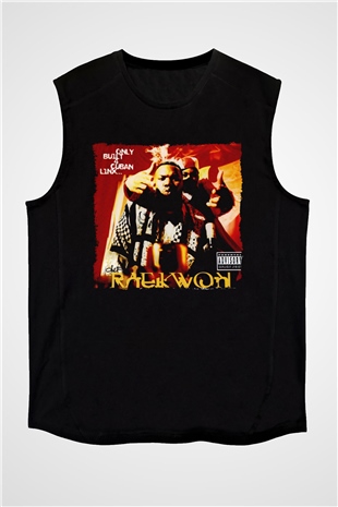 Raekwon Siyah Unisex Kolsuz Tişört
