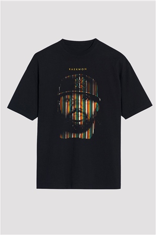 Raekwon Siyah Unisex Tişört T-Shirt - TişörtFabrikası