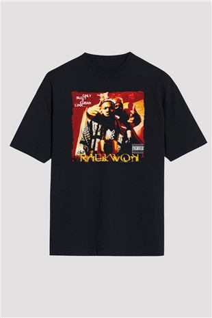 Raekwon Siyah Unisex Tişört T-Shirt - TişörtFabrikası