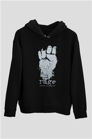Rage Against the Machine Siyah Unisex Hoodie