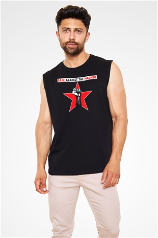 Rage Against the Machine Siyah Unisex Kolsuz Tişört