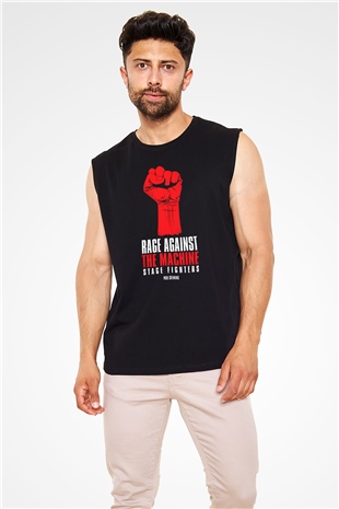 Rage Against the Machine Siyah Unisex Kolsuz Tişört