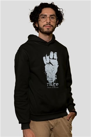 Rage Against the Machine Siyah Unisex Hoodie