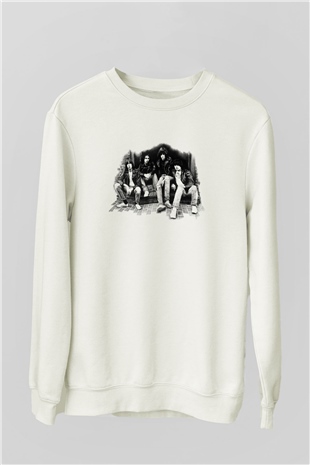 Ramones Beyaz Unisex Sweatshirt